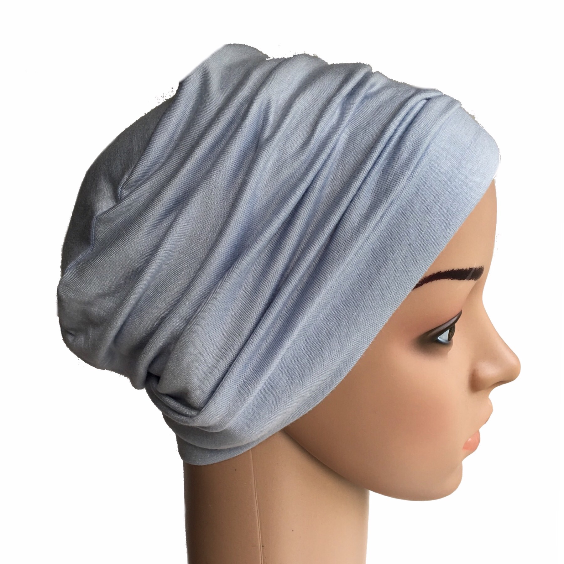 Ice Blue Lounge Sleep Hat - Hats for hair loss