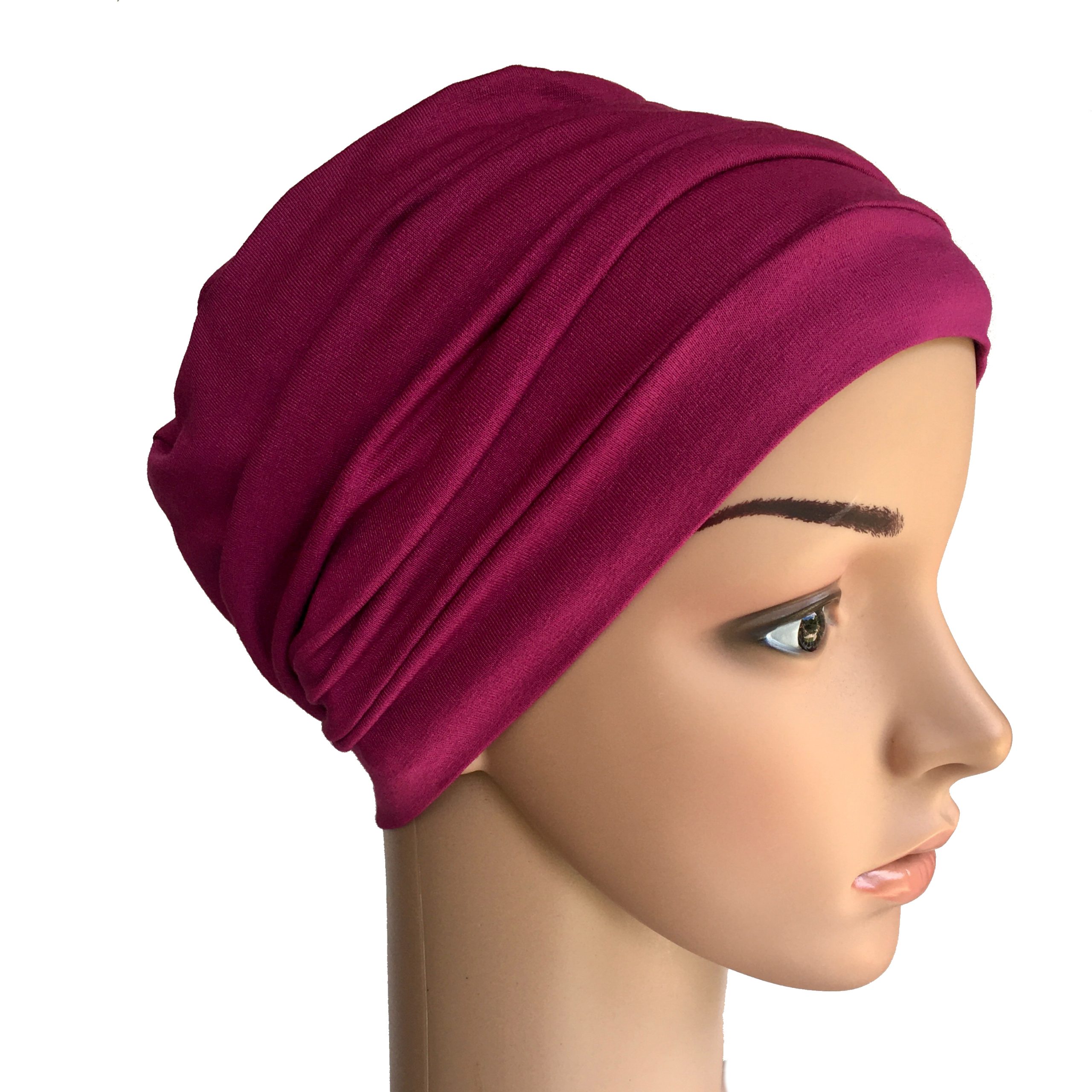 Jewel Pink Lounge Sleep Hat - Hats for hair loss